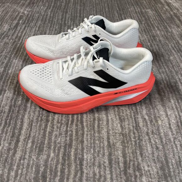 New Balance FuelCell SC Trainer Shoes Mens Size 12 White Orange Running MRCXY4 main image 2